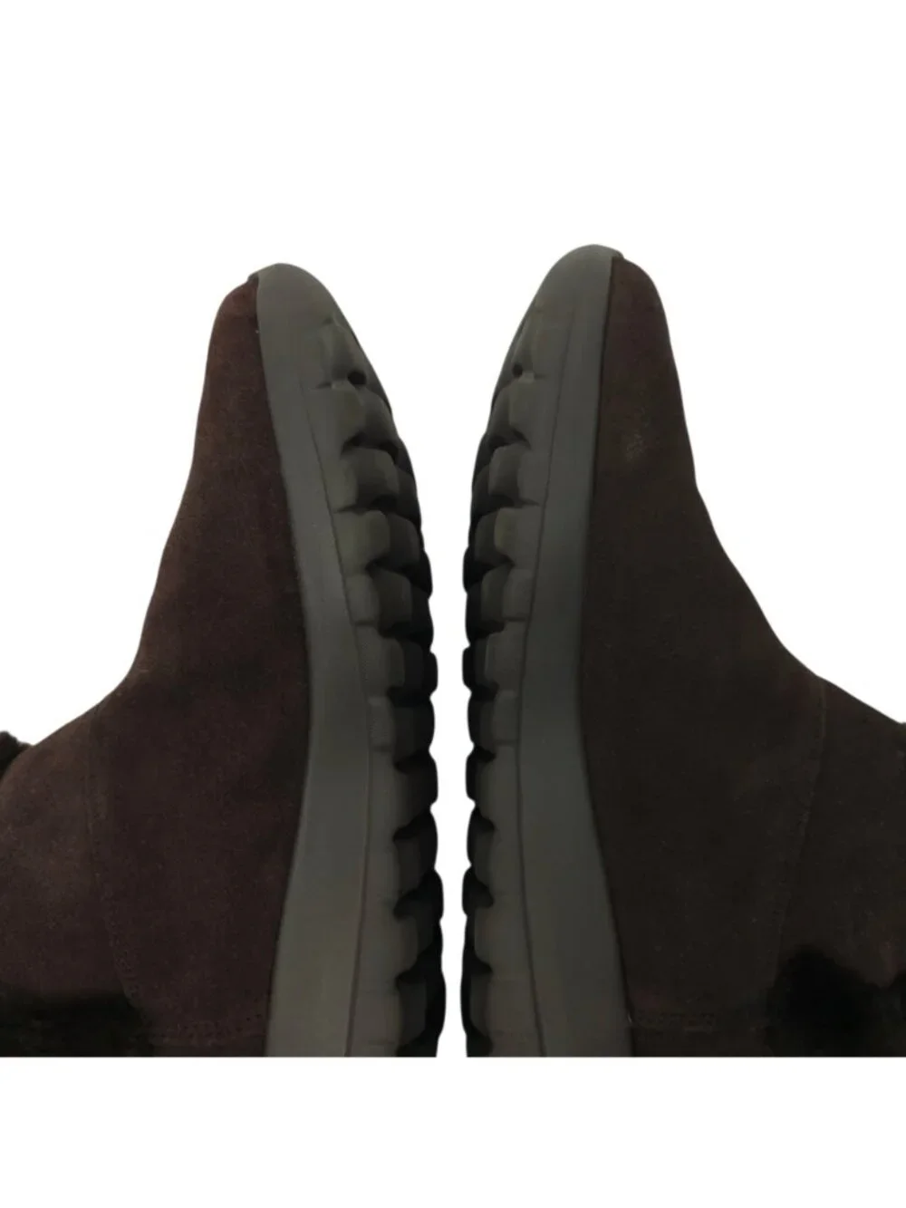 Skechers On The GO Joy Bundle Up Boots Sz 10 Brown Suede Faux Fur Ankle Bootie